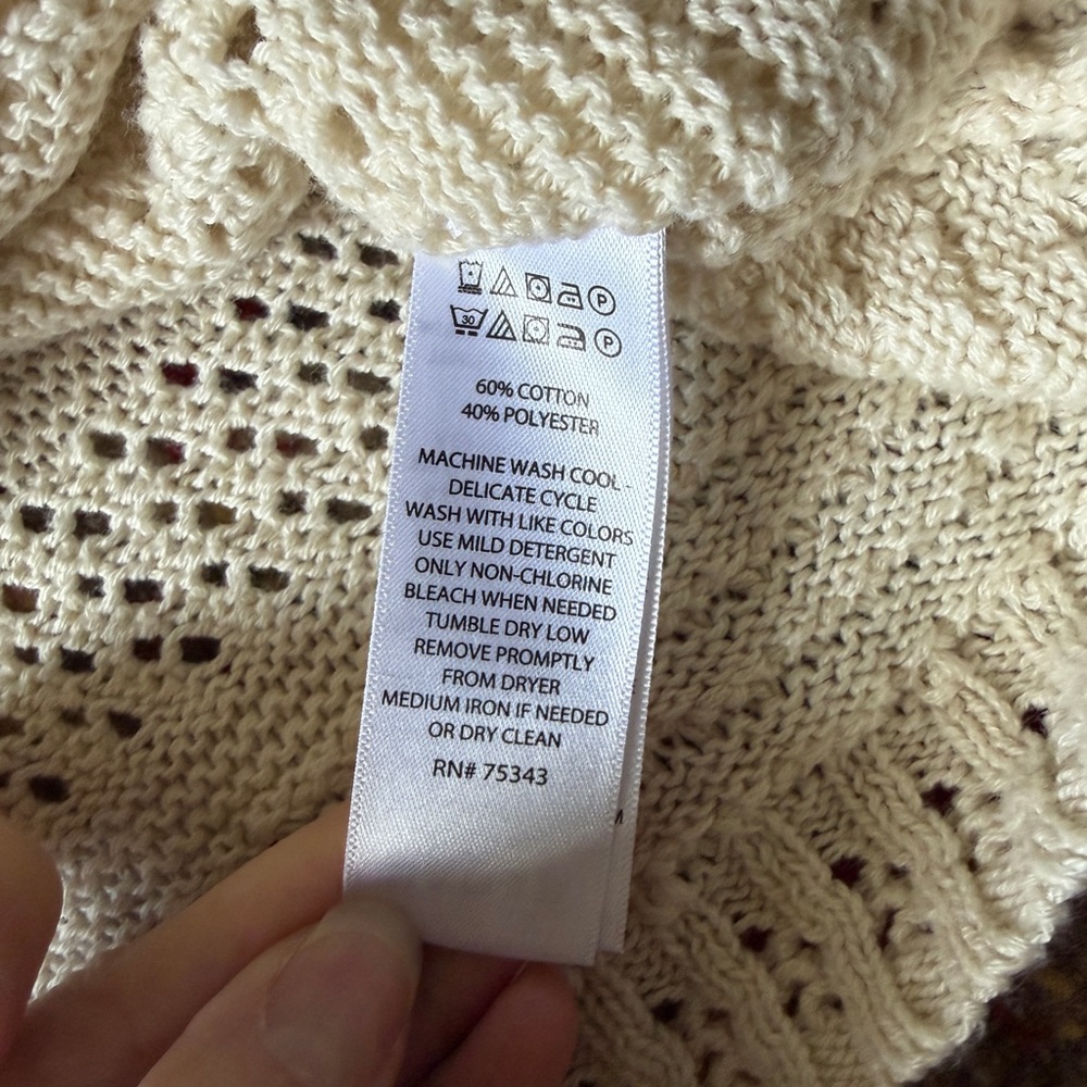 Joie Knit Crochet Polo - Picture 4 of 6